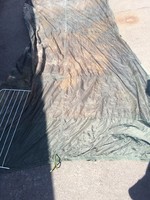 NDK keletnémet katonai ejtőernyő részlete szelet rs 4/4 esetleg be 8 asból szerintem napernyőnek