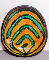 Bártfay Judit keramikusművész örvény kerámia tál ALKUDHATÓ