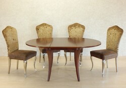 Art Deco kerek 4 - 6 személyes étkezőasztal [ RC - 30 ] Raktárról elérhető!