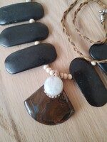 Női, ásványi nyaklánc - " a természet jegyében