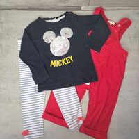 Disney-s baba vegyes 3 db-os ruhacsomag, 86-92