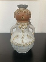 Kiss Roóz Ilona gyertyatartó Hölgyalak