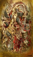 Csomor Signed: Abstract Composition