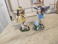 Kerámia angyal figura 2 db  eladó!