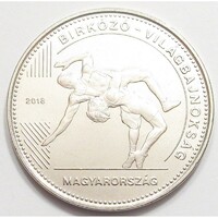 Magyarország,50 forint 2018 - Birkózó Világbajnokság aUNC+ nikkel