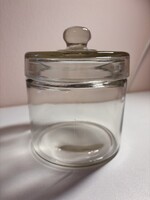 Vastag falú üveg tároló