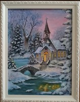 Zsitva Zoltán Téli álom 2022 olaj