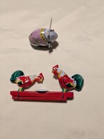 RETRO fém,lemez anyagú húsvéti kellék, húsvéti dekor , húsvéti régi játék