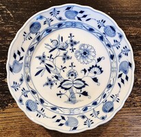 Meisseni hagymamintás porcelán lapos tányér/ kínáló 25 cm
