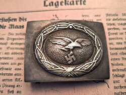 II. világháborús német náci birodalmi övcsat REPRO