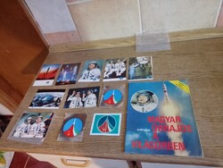 Szovjet Magyar űrutazás Farkas Bertalan 1980 emléktárgyai egyben