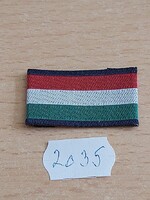 MH NEMZETI SZÍNŰ ZÁSZLÓ SZALAG FELVARRÓS KÉK SZEGÉLY 3,5 X 2 cm 2035.