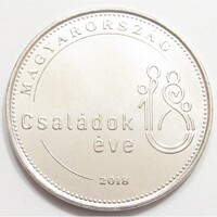 Magyarország,50 forint 2018 - Családok Éve aUNC+ nikkel