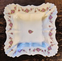 Ritka Párizsi Nagy Áruház budapesti kínálótál, MZ Austria Habsburg China porcelán