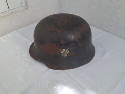 Eredeti II.V.h. Német Náci sisak szép állapotban