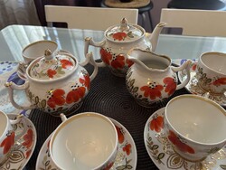 Gyönyörű  SZovjetVerbilki Porcelán Teáskészlet Eladó! ​Eladó egy hiánytalan, 6 személyes eredeti oro