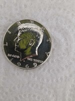 1/2 USA Dollár ezüst, 1969-es UNC + nagyon szép állapotban eladó