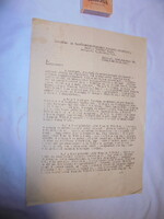 "Kerékpár-és Varrógépkiskereskedők országos egyesülete 1948" - üzleti levél