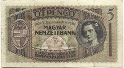 5 pengő 1938 eredeti állapot Nagyon ritka 2.