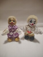 Porcelán bohóc figurák