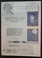 M218 - 1973 - Nicolausz Kopernikusz - emléklap