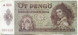 5 pengő 1939 2.