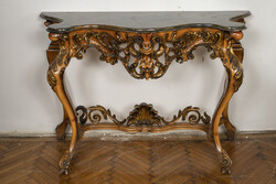 Neorokokó konzol asztal