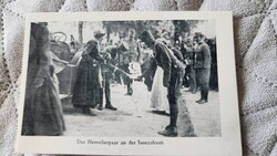 1916 IV. KÁROLY KIRÁLY + ZITA KIRÁLYNÉ + OTTÓ FŐHERCEG ISONZÓ FRONT I. VILÁGHÁBORÚ KORABELI FOTÓLAP