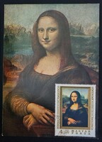 M231 - 1974 - Mona Lisa - magyar Carte Maximum (CM)