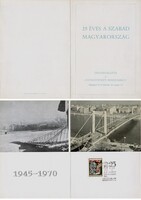 1970 - 25 éves a szabad Magyarország - emléklap