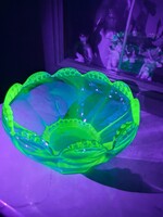 Uránüveg asztalközép / kínálótál