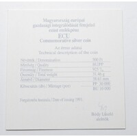 Magyarország,500 forint 1993 PP - Integráció I. - Certifikáció