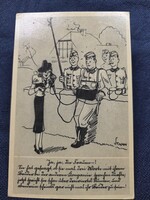 Német propaganda képeslap #38