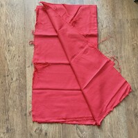 Piros vászon anyag, méteráru, textil