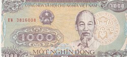 1.000 Dong 1988  Vietnám   A képen látható állapotban