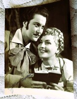 Cca 1964 NÉMET MARIKA PRIMADONNA BAKSAY ÁRPÁD AUTOGRÁF SAJÁTKEZÜLEG ALÁÍRT PECSÉT JELZETT FOTÓ