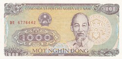 1.000 Dong 1988  Vietnám   A képen látható állapotban