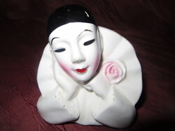 Régi Pierrot kerámia bohóc 2.