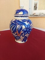 Nagy méretű Rosenthal úrna váza,,kék és arany festéssel,,33 cm magas,2,75kg,,Hibátlan.
