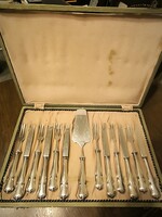 Ezüst desszertes eredeti dobozàban