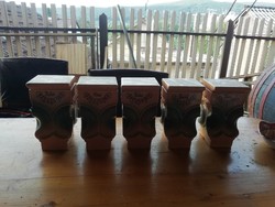 Régi fűszeres 5 db jelzett képeken látható állapotban van