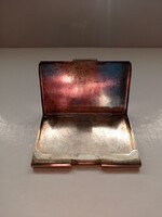 Ezüstözött névjegykártya tartó