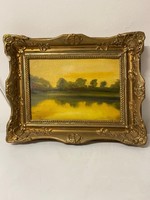 Vízparton, Szepesi Kuszka Jenő aláírással