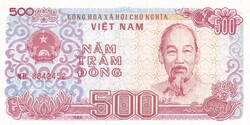 500 Dong 1988  Vietnám   A képen látható állapotban