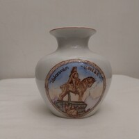 Zsolnay porcelán váza  Kolozsvári emlék.