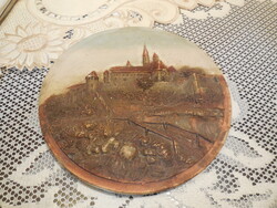 Osztrák kerámia  a 10- es évekből  , formaszámos  , jó állapot  , 17,5 cm
