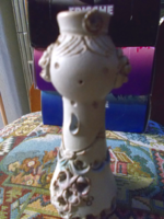 Győrbíró Enikő keramikus gyertyatartó