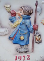 Hummel falitányér 1972 (19 cm)