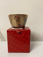 Goebel porcelán mécsestartó Klimt motívummal