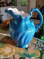 Antik Eozin kék színű kancsó